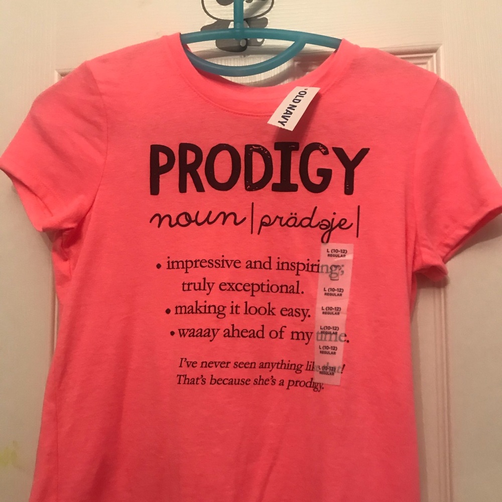 Pink prodigy T-shirt